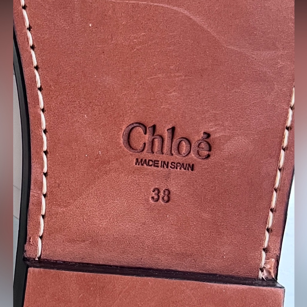 Chloé Rebecca Slide Sandal Size 38 - Picture 13 of 13
